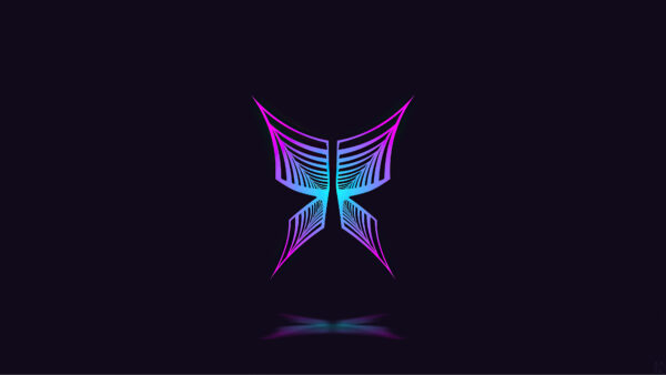 Wallpaper Mobile, Desktop, Butterfly, Abstract, Digital
