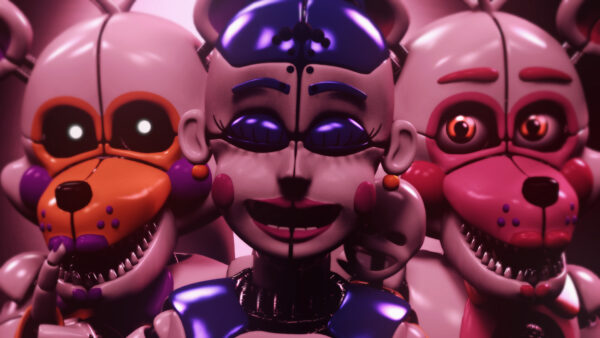 Wallpaper Sister, FNAF, Foxy, Five, Desktop, Ballora, Freddy’s, Nights, Location