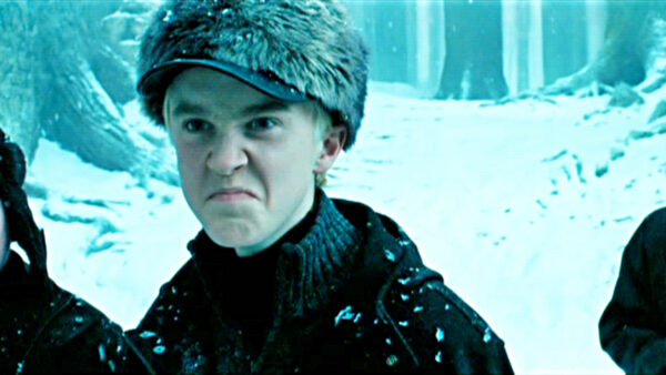 Wallpaper Draco, Snow, Desktop, Angry, Face, Malfoy, Background