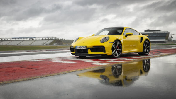 Wallpaper Porsche, 2020, Desktop, 911, Cars, Turbo, Yellow