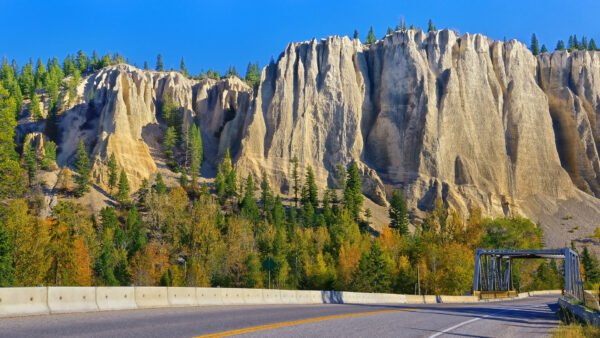 Wallpaper Rock, Bridge, Sky, Blue, Mountain, Nature, British, Background, Road, And, Canada, With, Desktop, Columbia