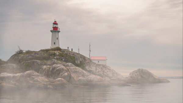 Wallpaper Desktop, Fog, Lighthouse, Travel