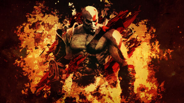 Wallpaper War, III, God, Kratos