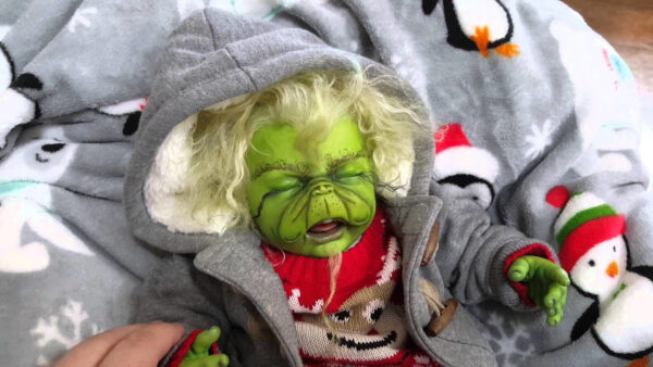 Wallpaper Grinch, Face, Dress, Desktop, Santa, The, Baby