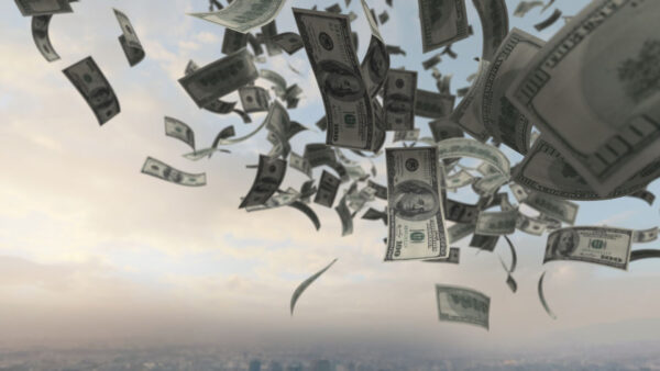 Wallpaper Dollars, Are, Desktop, Flying, Air, Money
