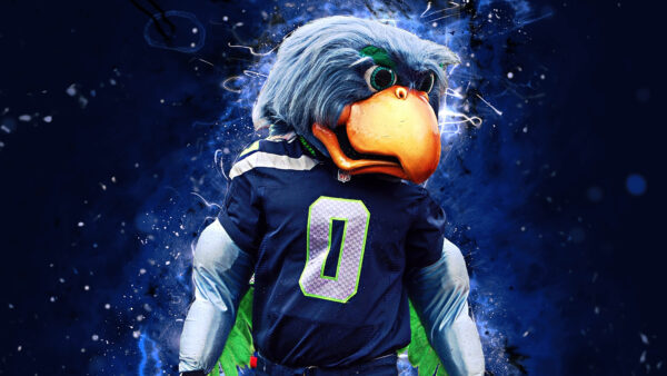 Wallpaper Man, Mask, Wearing, Seattle, Head, Desktop, Seahawks, Logo