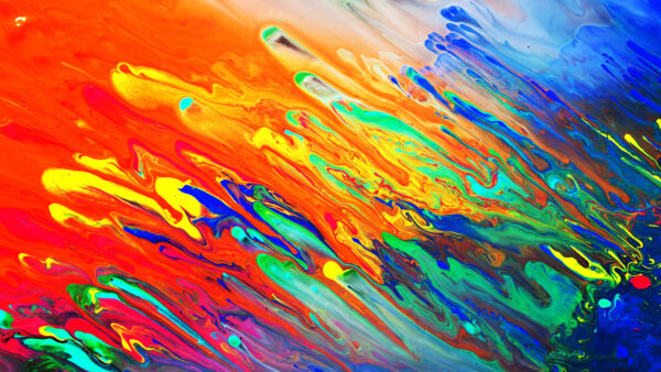 Wallpaper Colorful, Shades, Paint, Trippy