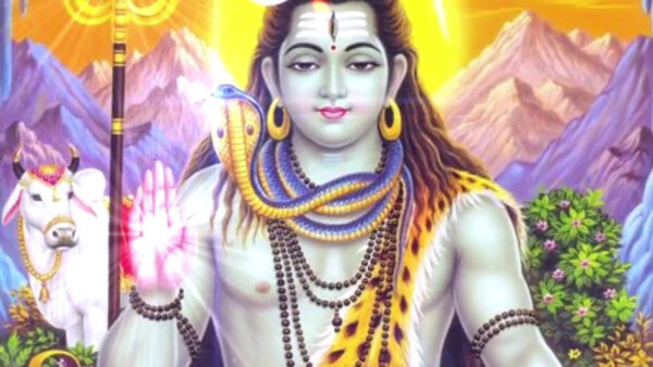 Wallpaper Shiva, God, Neck, Lord, Snake, With, Around