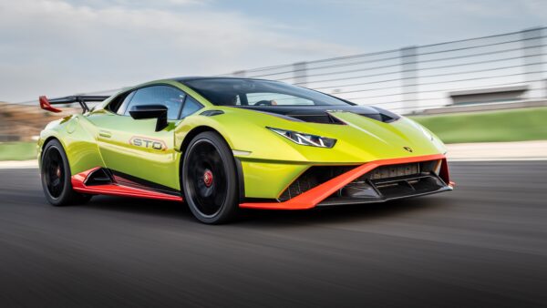 Wallpaper Lamborghini, STO, Huracan, Cars, 2021