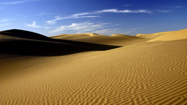 Wallpaper Sky, Sand, Blue, Dunes, Desert, Under