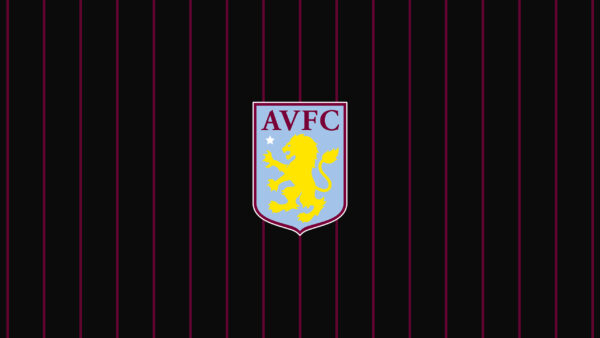 Wallpaper Emblem, Black, Pink, Villa, Soccer, F.C, Aston, Logo