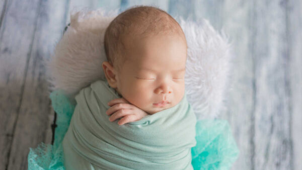 Wallpaper Baby, New, Sleeping, Born, Textile, With, Covering, Cute