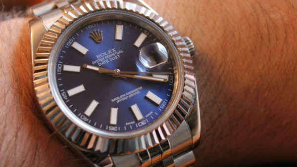 Wallpaper Blue, WATCH, Date, Dial, Rolex, Just, Oyster, Perpetual