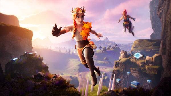 Wallpaper Parkour, Skin, Fortnite