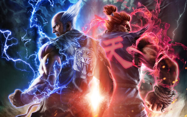 Wallpaper Tekken, Heihachi, Retribution, Akuma, Fated