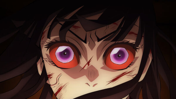 Wallpaper Demon, Anime, Desktop, Kanao, Tsuyuri, Slayer, Eyes, With, Purple