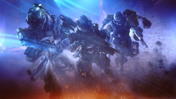 Wallpaper Halo, Spartans