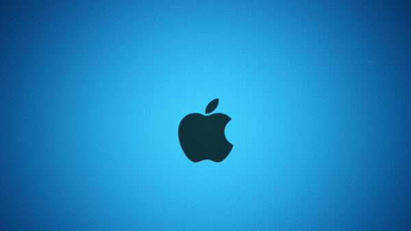 Wallpaper Logo, Blue, Apple, Desktop, Black, Light, Background