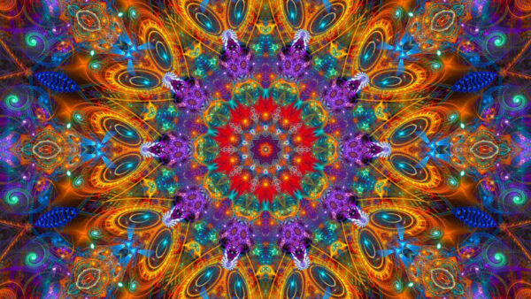 Wallpaper Fractal, Colorful, Desktop, Trippy, Art