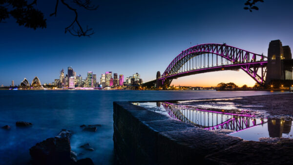 Wallpaper Australia, Desktop, New, Reflection, South, Mobile, Sydney, Harbour, Wales, Travel, Bridge