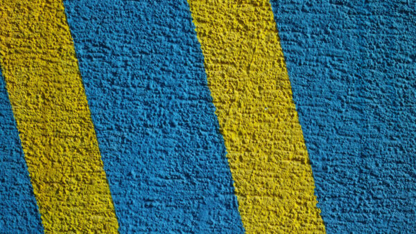 Wallpaper Yellow, Blue, Concrete, Desktop, Paint, Texture, Abstract