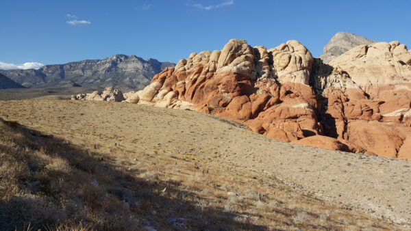 Wallpaper Mobile, Desktop, Rocks, Under, Blue, Desert, Nature, Canyon, Sky