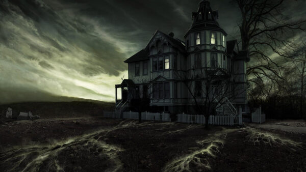 Wallpaper With, Trees, Desktop, Movies, Haunted, Mansion, Color, Ash