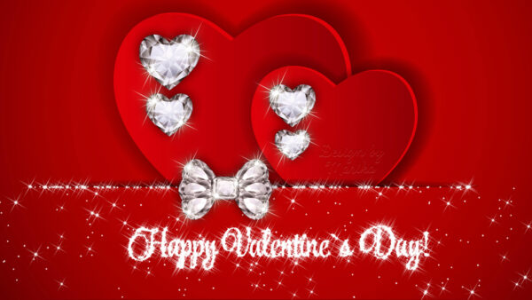 Wallpaper Day, Happy, Valentines, White, Hearts, Word, Stone, With
