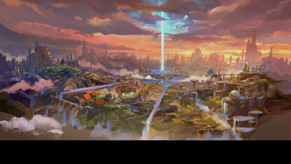 Wallpaper Cityscape, Arcane