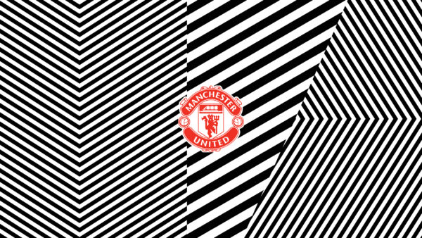 Wallpaper White, Crest, Soccer, Emblem, Lines, Black, Logo, United, Manchester, F.C, Symbol