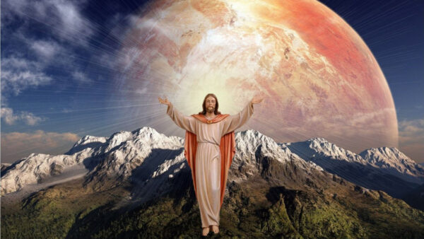 Wallpaper Jesus, Mountains, Earth, Background, Christ