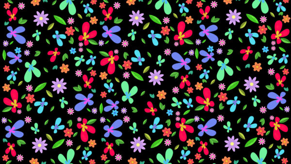 Wallpaper Mobile, Petals, Abstract, Abstraction, Colorful, Dark, Desktop, Flowers, Floral