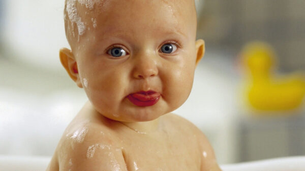 Wallpaper Face, Water, Background, Baby, Blur, Expression, Funny