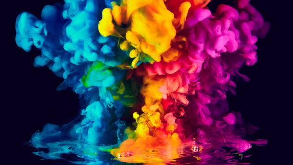 Wallpaper Colorful, Smoke