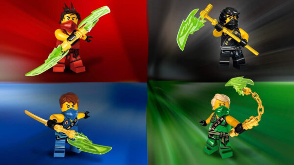 Wallpaper Jay, Dress, Blue, Lego, Ninjago, Desktop, Red, Black, Green