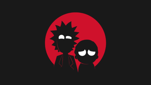 Wallpaper Moon, Rick, And, Smith, Morty, Desktop, Sanchez, Red, Background