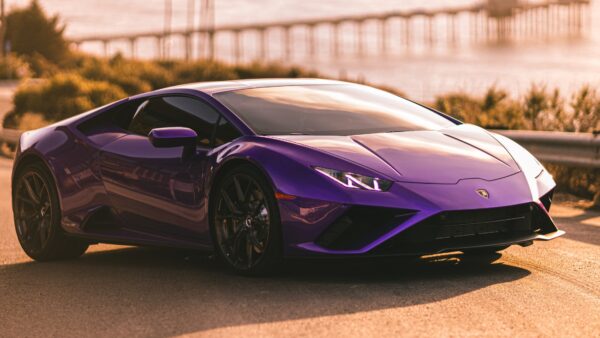 Wallpaper Lamborghini, Purple, Evo, Cars, Huracan