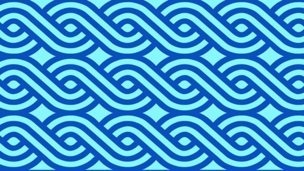 Wallpaper Desktop, Abstract, Shapes, Wave, Blue