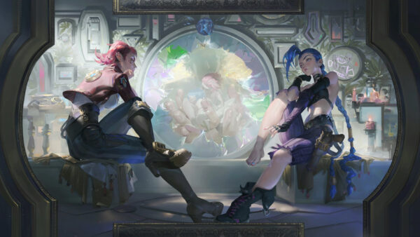 Wallpaper Jinx, Arcane