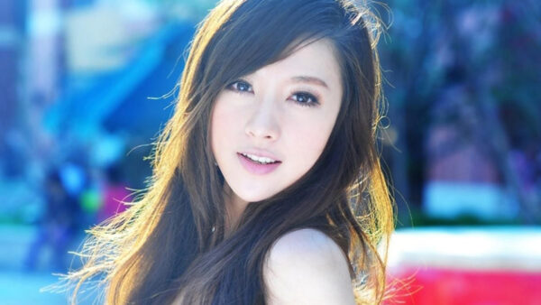 Wallpaper Girl, Hair, Black, Model, Standing, Background, Girls, Blue