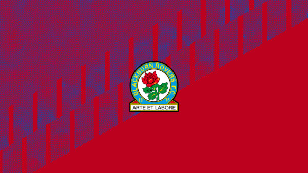 Wallpaper F.C, Lines, Blue, Rovers, Blackburn, Symbol, Logo, Soccer, Emblem, Background, Crest, Red