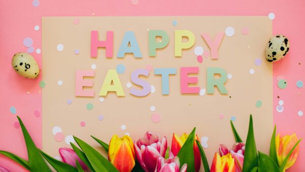 Wallpaper Greeting, Colorful, Easter, Card, Happy