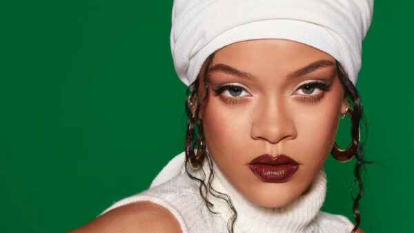 Wallpaper Model, View, Girls, White, Rihanna, Closeup, Cap, And, Background, Green, Wearing, Girl, Dress
