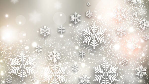 Wallpaper Christmas, Snowflake, Tree, Light, Desktop