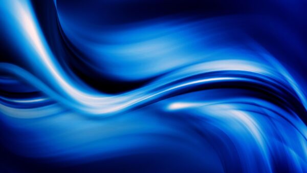 Wallpaper Waves, Abstract, Blue, Desktop