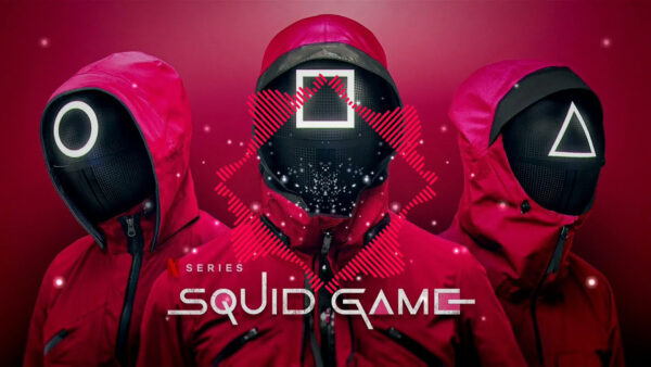 Wallpaper Game, Mask, Guys, Red, Squid