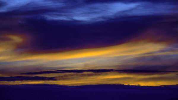 Wallpaper Yellow, Nature, Blue, Desktop, Sky, Mobile, Sunset, During, Clouds