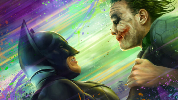 Wallpaper Batman, Joker, And, Are, Fighting