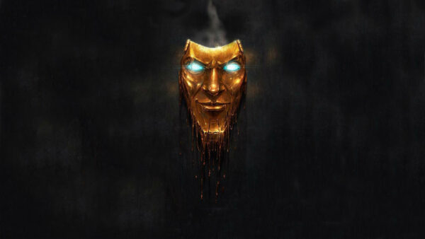 Wallpaper Borderlands, Mask, Games, Gold