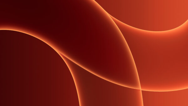 Wallpaper Apple, Inc., Abstract, Lines, Dark, Red, Abstraction